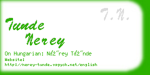 tunde nerey business card